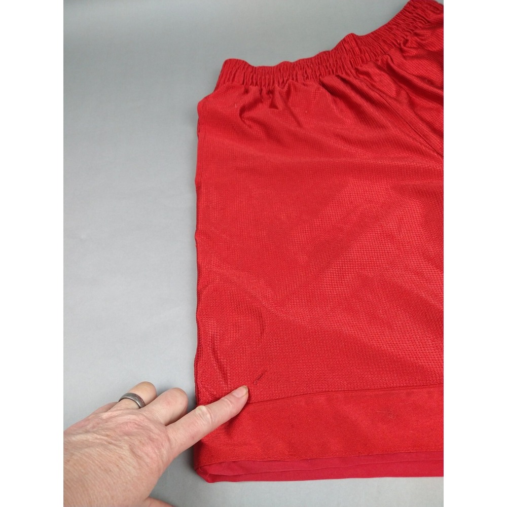 Nike Basketball Dazzle Money Shorts - Red -‎ Mens Large - Picture 12 of 13